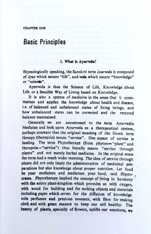 A Hand Book Of Ayurveda